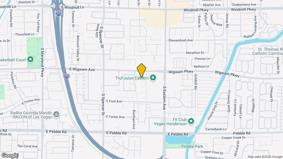 2176 Low Creek Ct Map and Location Details