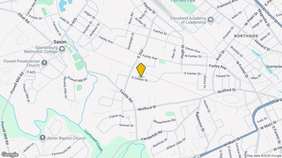 718 S Center St Map and Location Details