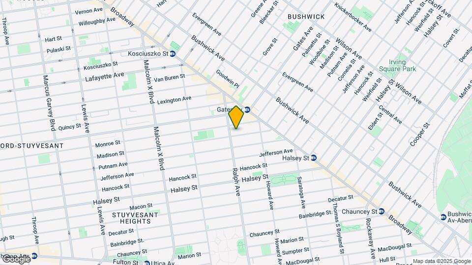 825 Madison St, Unit 1 Map and Location Details