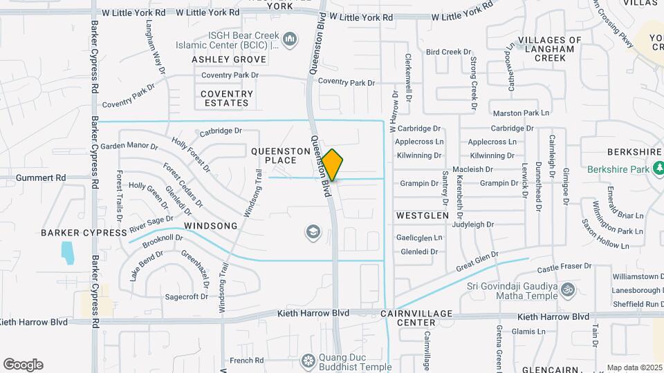 5615 Brookhollow Oaks Trail Map and Location Details