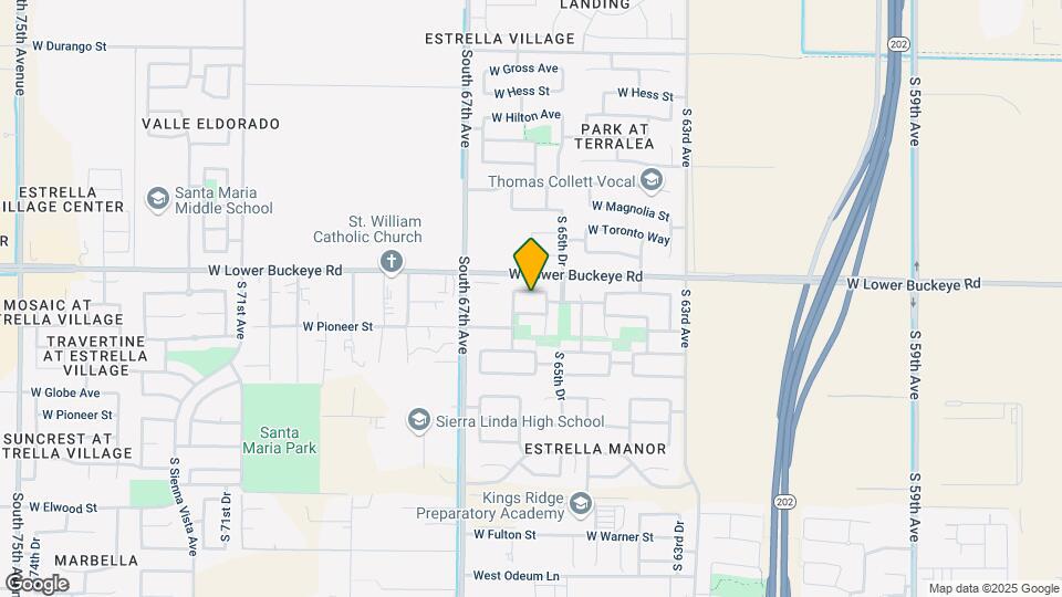 6545 W Winslow Ave Map and Location Details
