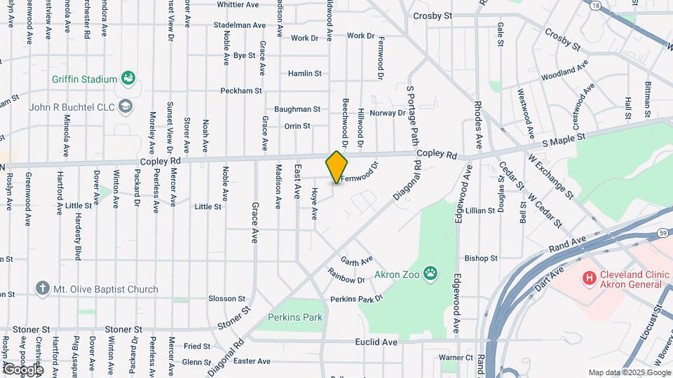 553 Wildwood Ave Mapa y Detalles de la Ubicación