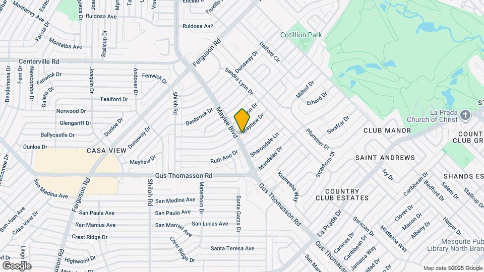 3304 Mayhew Dr Map and Location Details