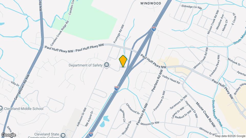 201 James Asbury Dr NW Map and Location Details