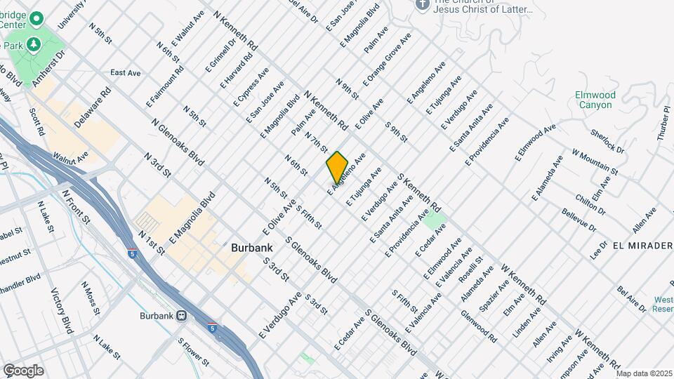 608 E Angeleno Ave Map and Location Details