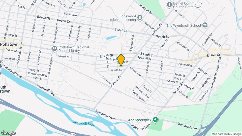 913 South St Map and Location Details