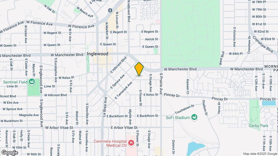 721 E Nutwood St Mapa y Detalles de la Ubicación