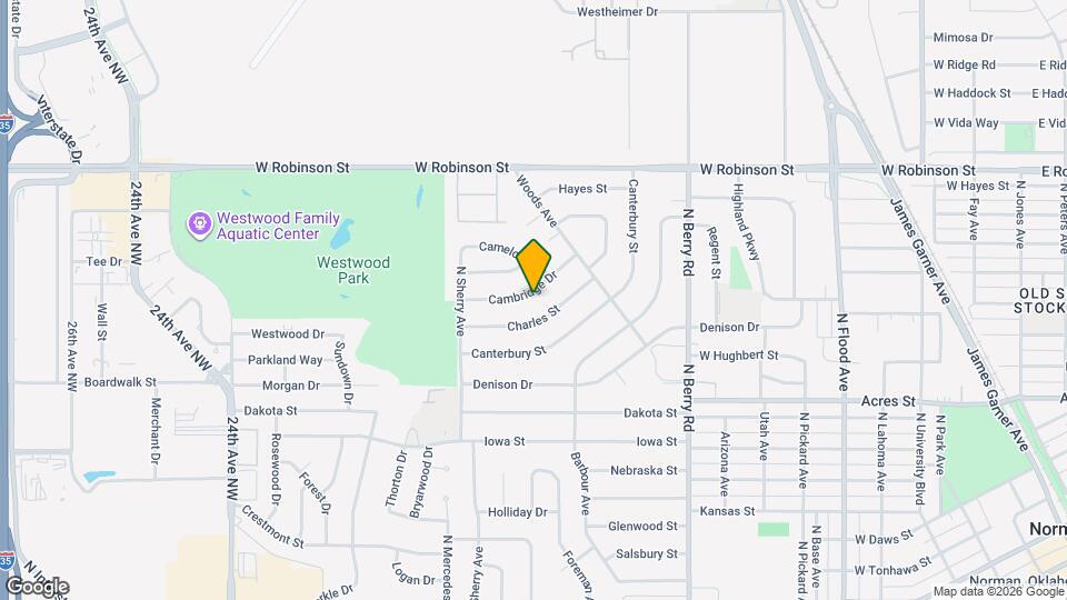 1600 Cambridge Dr Map and Location Details