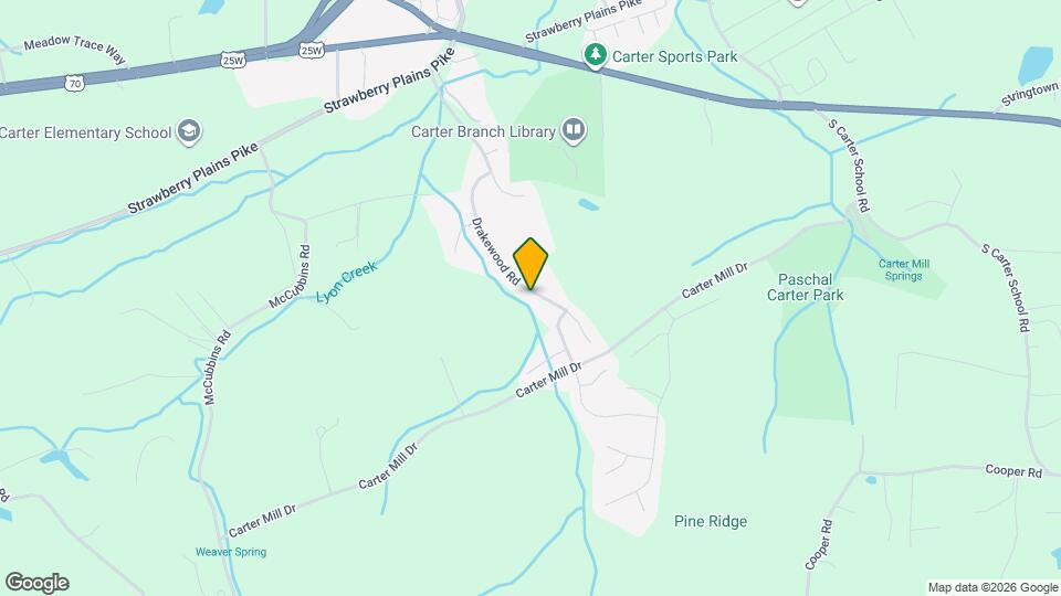 617 Drakewood Rd Map and Location Details