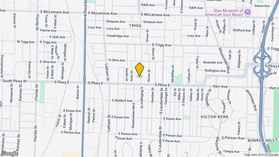 1433 S Wellington St Map and Location Details