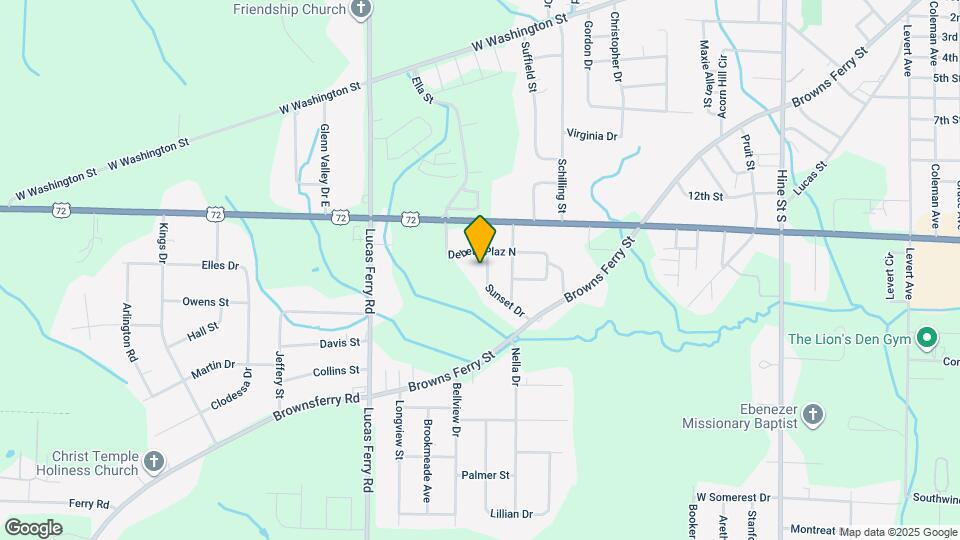 213 Sunset Dr Map and Location Details