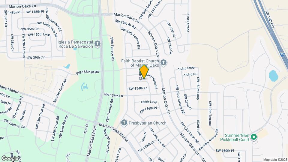 2627 SW 154th Place Rd Map and Location Details