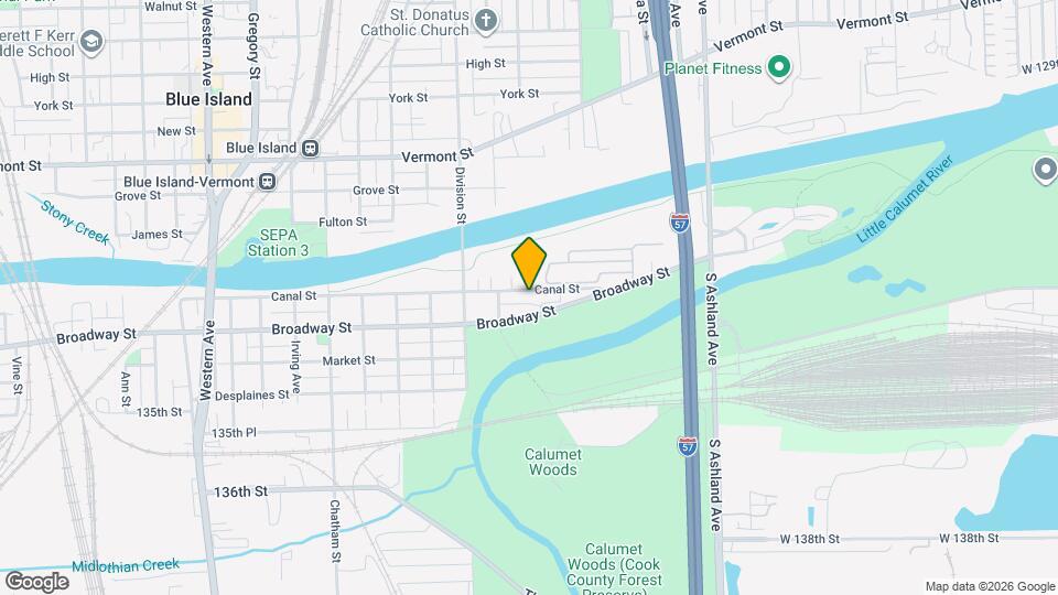 1901 Canal St Mapa y Detalles de la Ubicación
