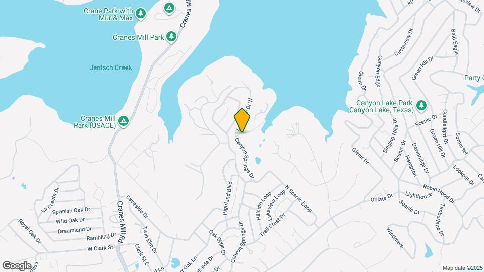 1288 Canyon Springs Dr Map and Location Details