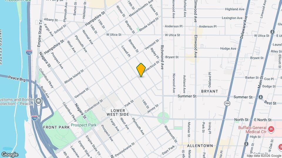 49 15th St Map and Location Details