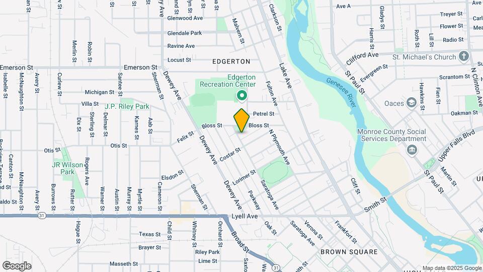 232 Saratoga Ave Map and Location Details