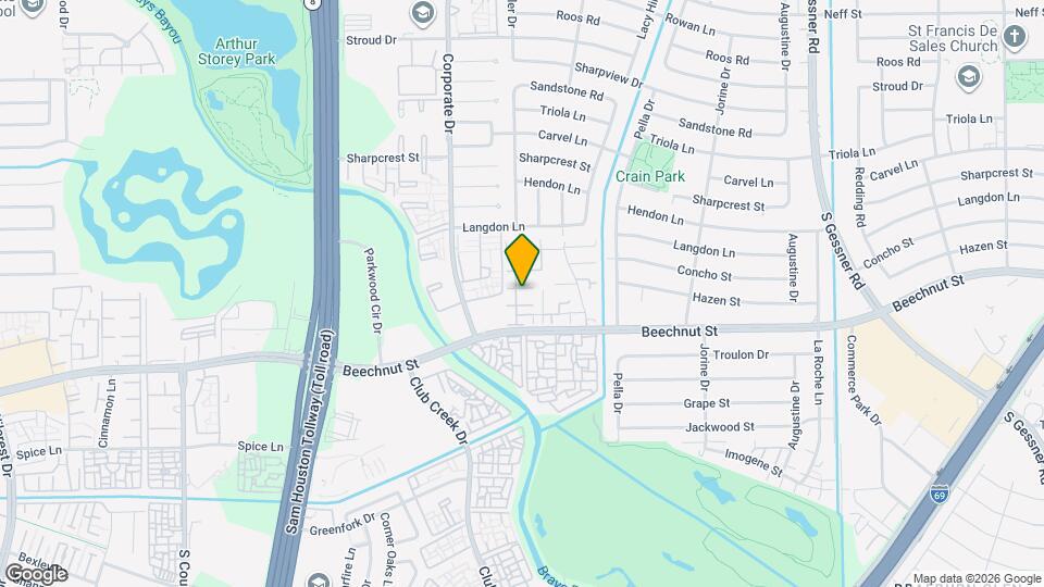 9353 Westwood Village Dr Map and Location Details