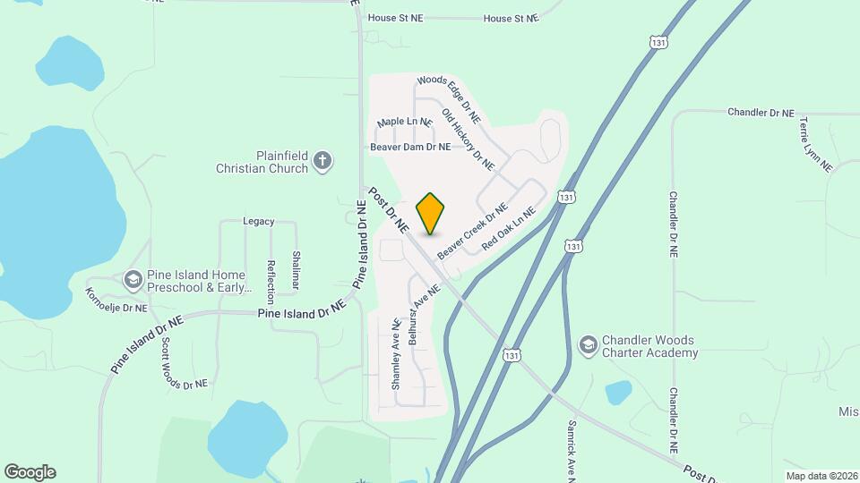 Post Drive Flats Map and Location Details