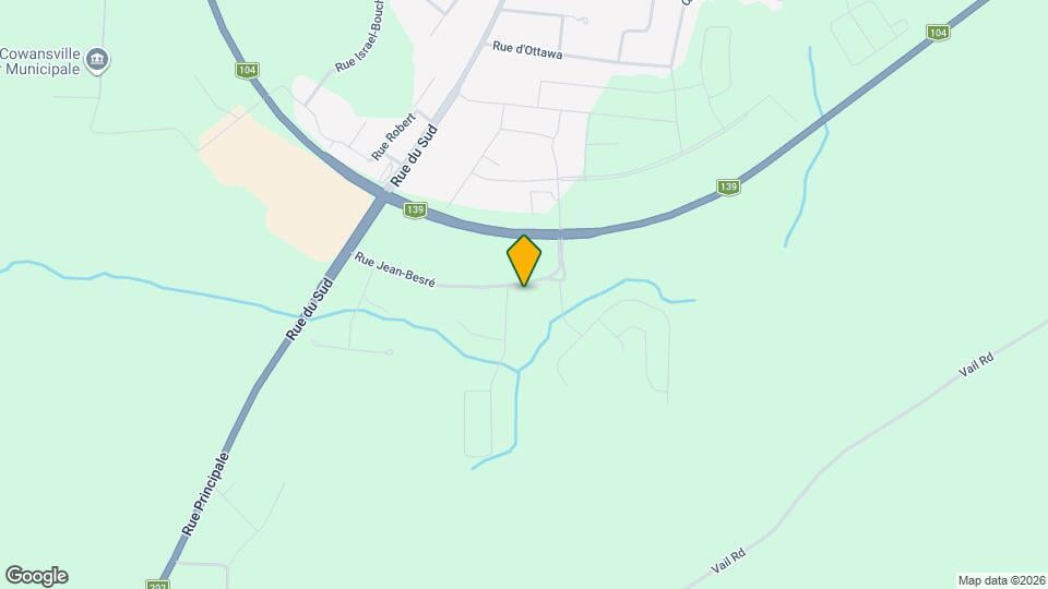 Cowansville’s Quartier des Comédiens Map and Location Details