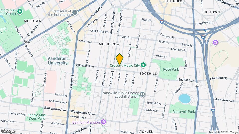 1113 Villa Pl Map and Location Details