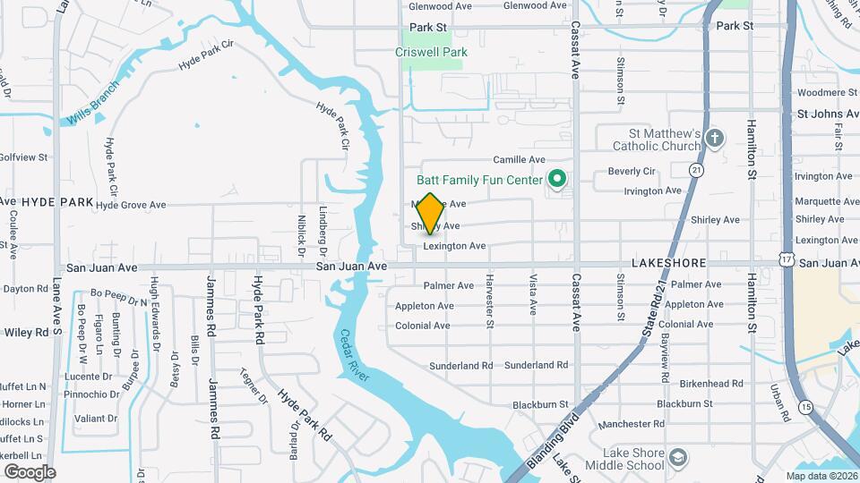 5327 Lexington Ave Map and Location Details