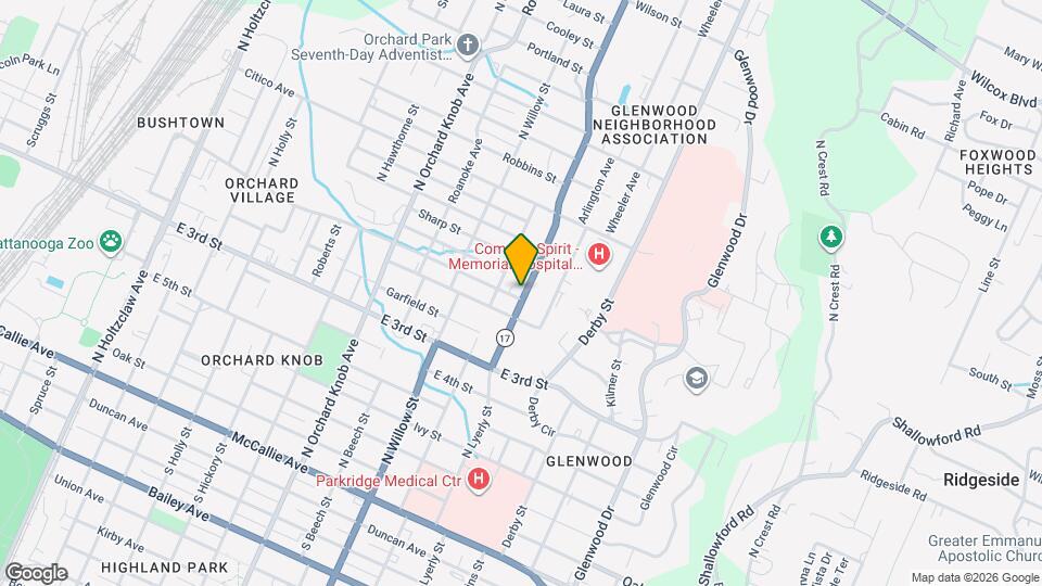 555 Dodson Ave Map and Location Details