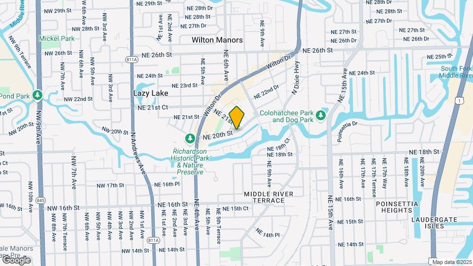 578 NE 20th St Map and Location Details