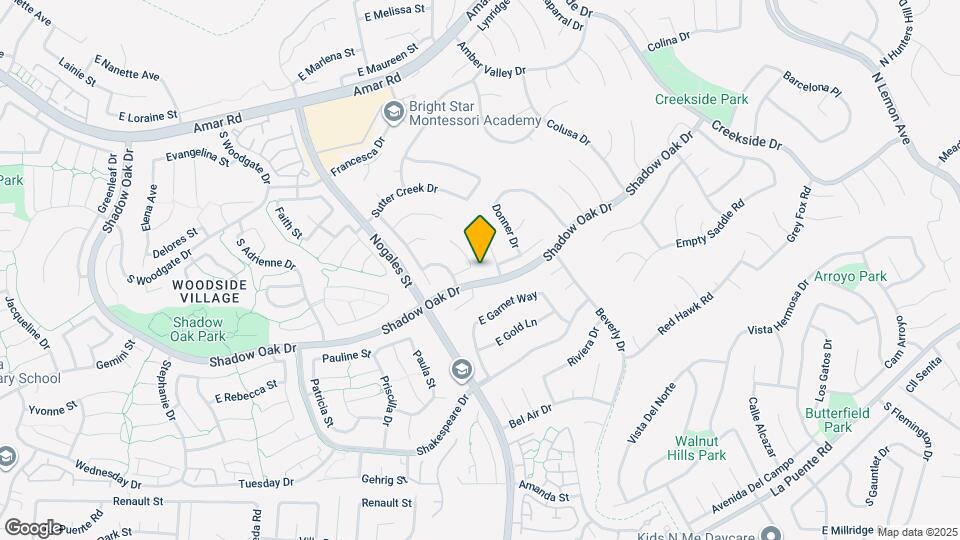 600 Pinecrest Ln Mapa y Detalles de la Ubicación