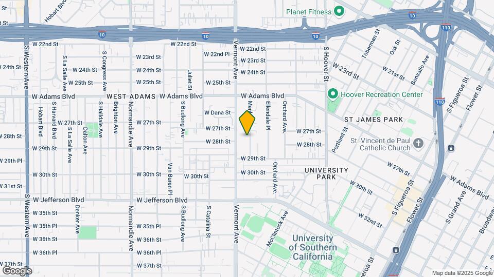 2717 Menlo Ave Mapa y Detalles de la Ubicación