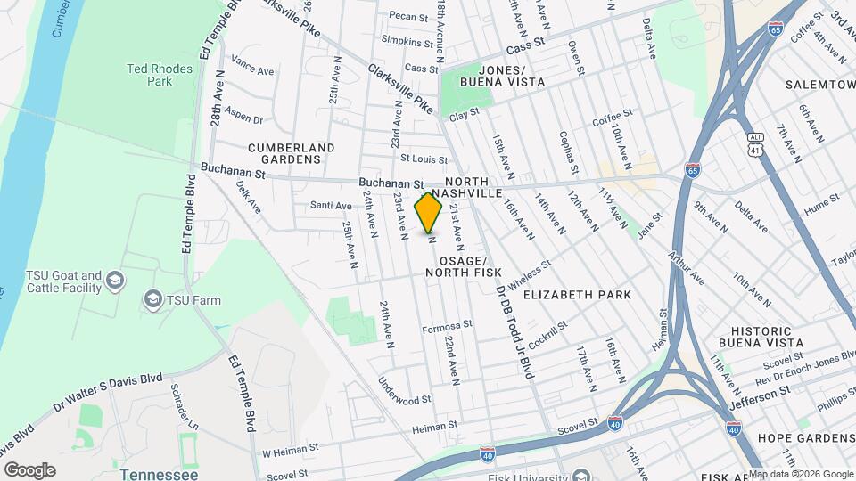 1727 22nd Ave N Mapa y Detalles de la Ubicación