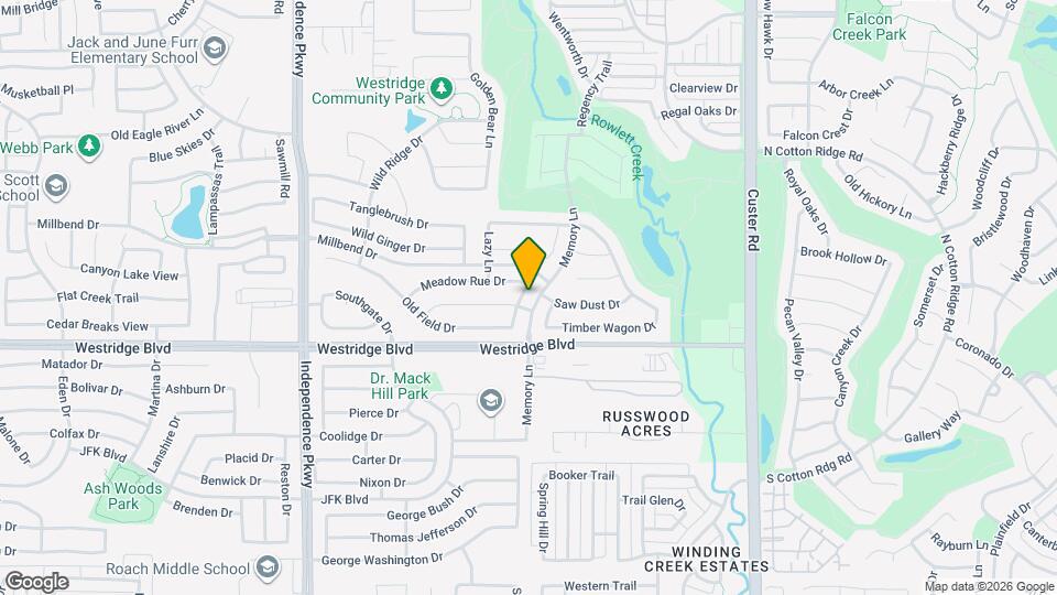 1413 Lacewing Dr Map and Location Details