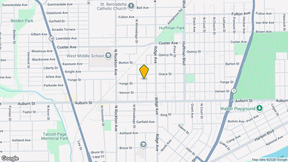 1708 Carney Ave Mapa y Detalles de la Ubicación
