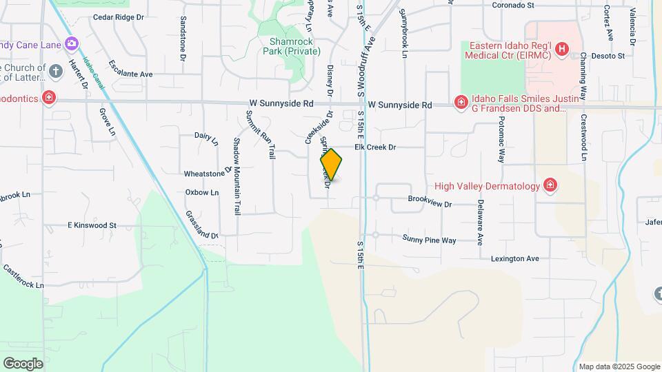 3705 Spring Creek Dr Map and Location Details