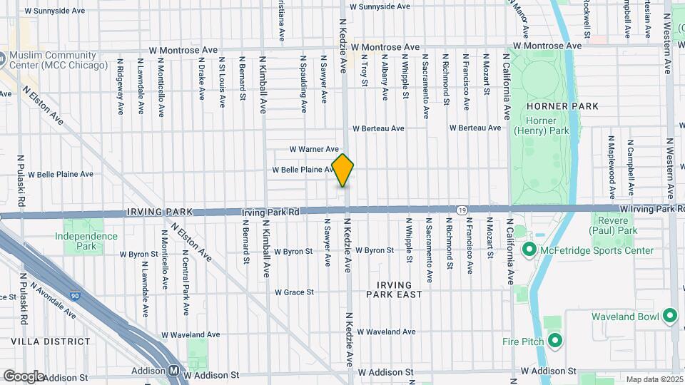 4024 N Kedzie Ave Map and Location Details