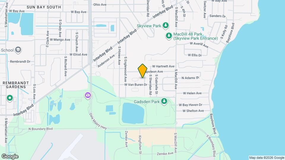 6719 S Dauphin Ave Map and Location Details