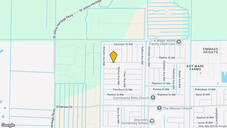 1838 Wake Forest Rd NW Map and Location Details