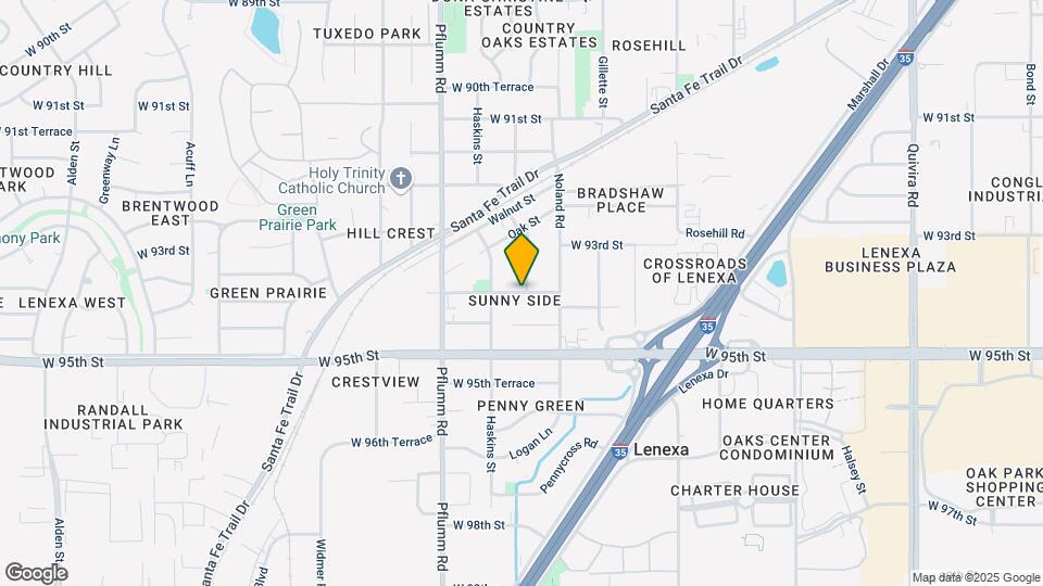13207 W 94th St Map and Location Details