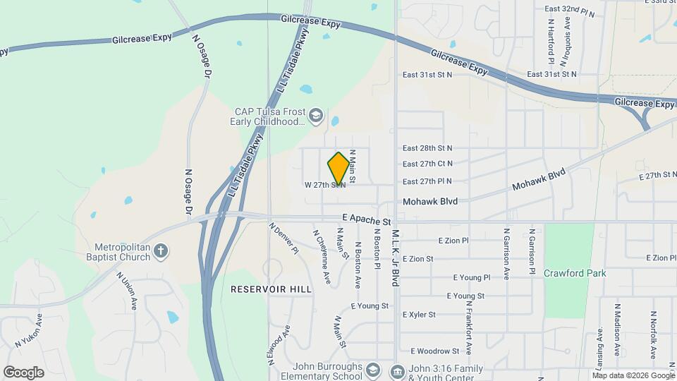 28 W 27th St N Map and Location Details