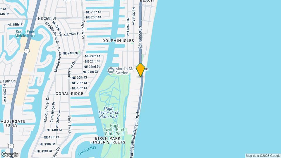 1799 N Fort Lauderdale Beach Blvd Map and Location Details
