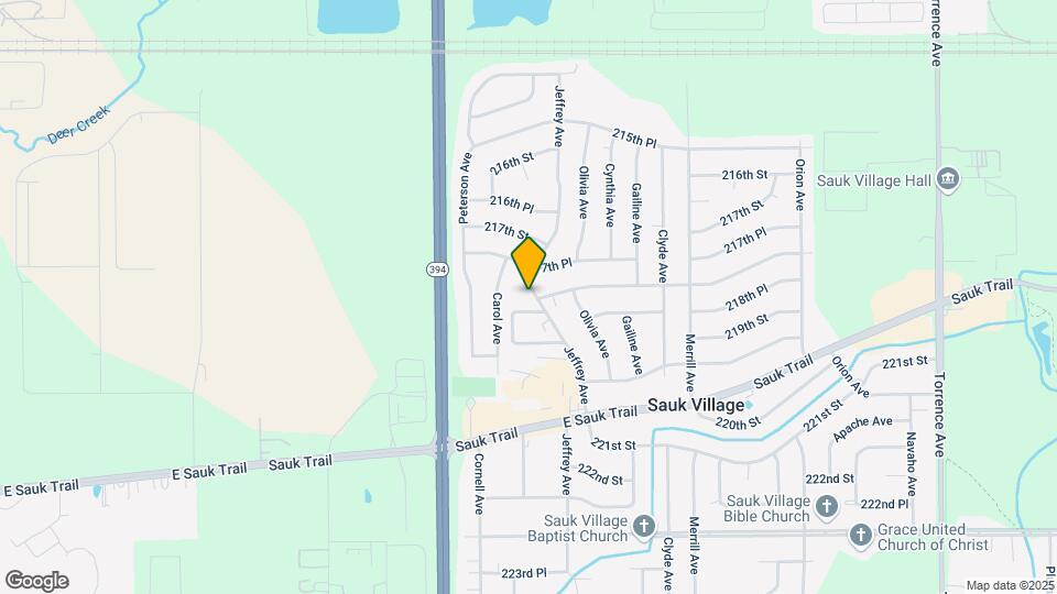 21746 Jeffrey Avenue Mapa y Detalles de la Ubicación