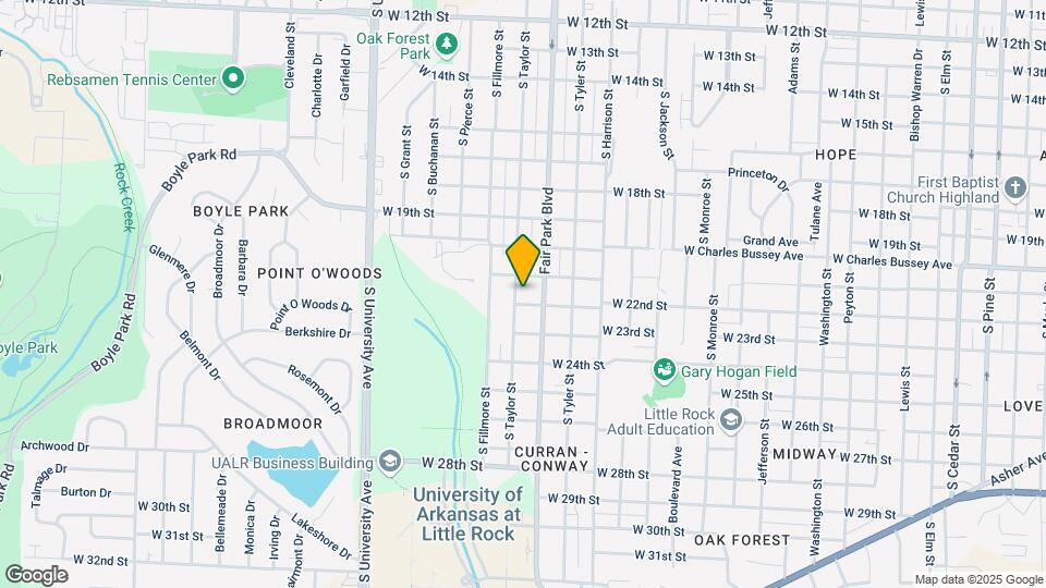 2107 S Taylor St Map and Location Details