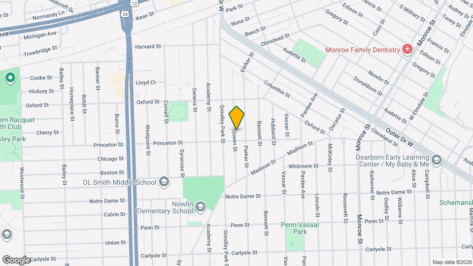 2825 Queen St Map and Location Details