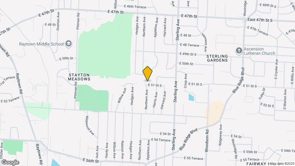 10800 E 51 St S Map and Location Details