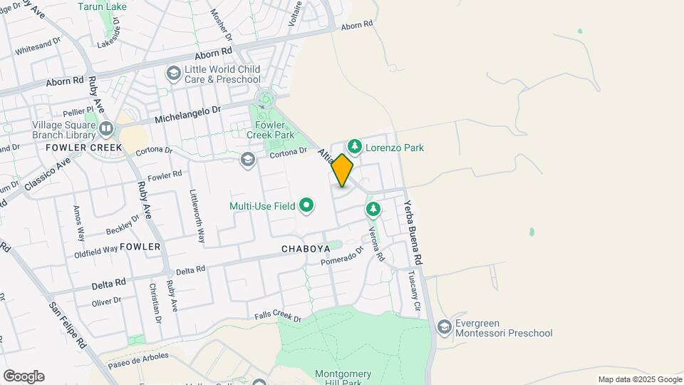 3289 Monte Verde Ln Map and Location Details