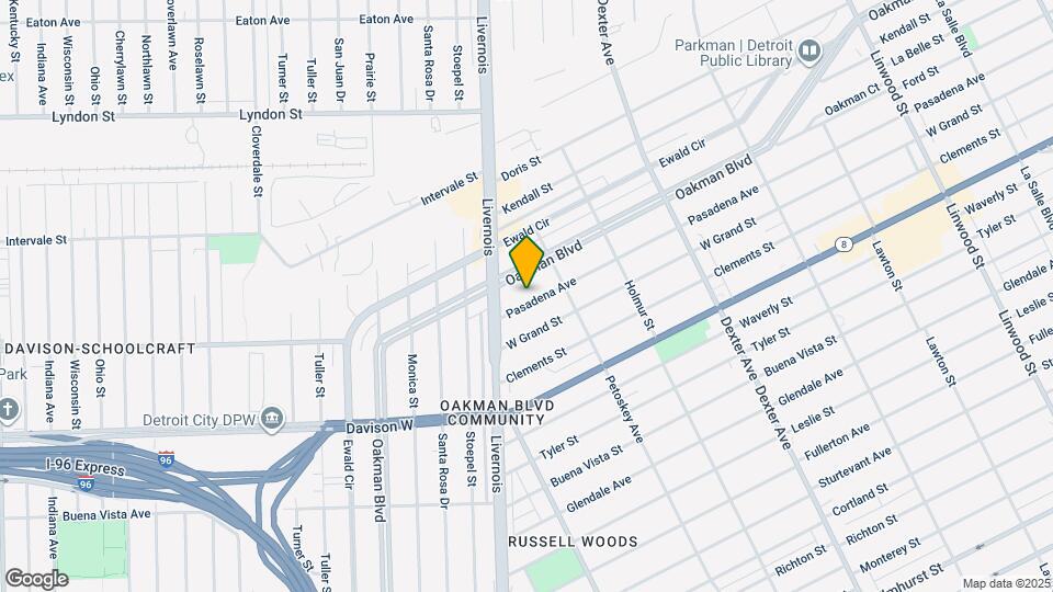 4280 Pasadena St Map and Location Details