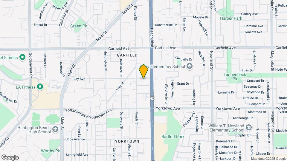 724 Clay Ave Map and Location Details