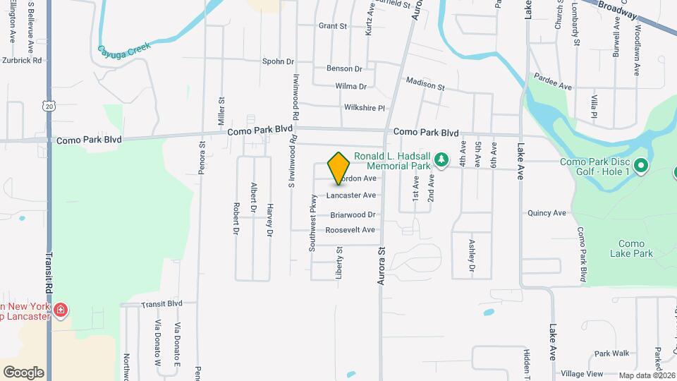 45 Lancaster Ave Map and Location Details