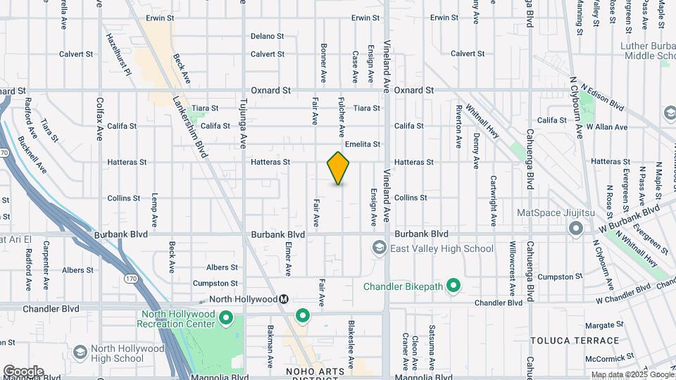 5717 Fulcher Ave Map and Location Details