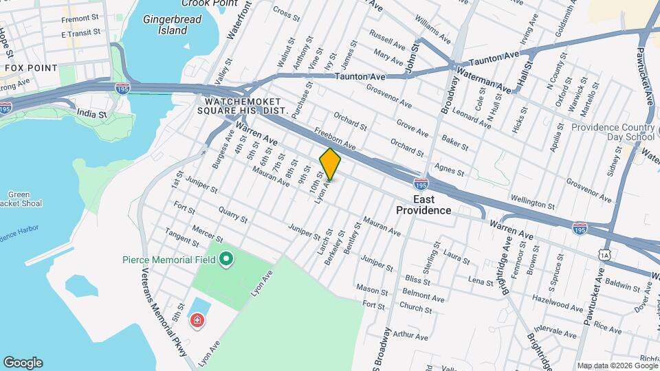 82 Lyon Ave, Unit #2 Mapa y Detalles de la Ubicación