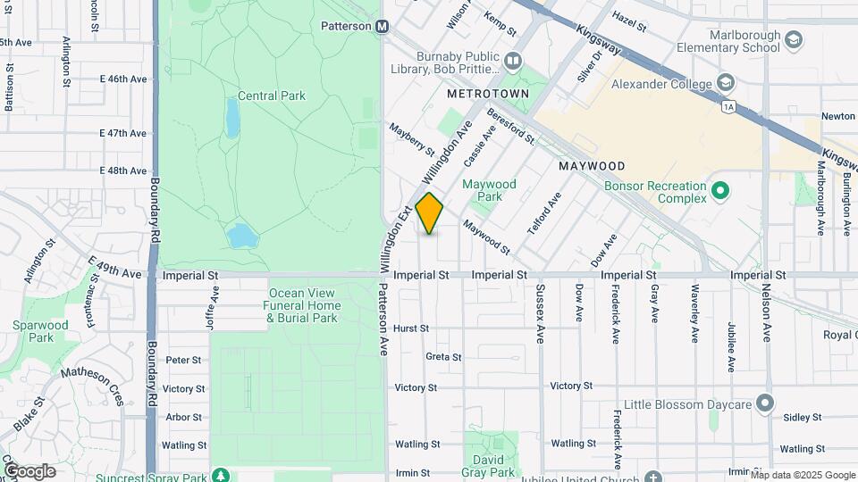 6688 Willingdon Av Map and Location Details